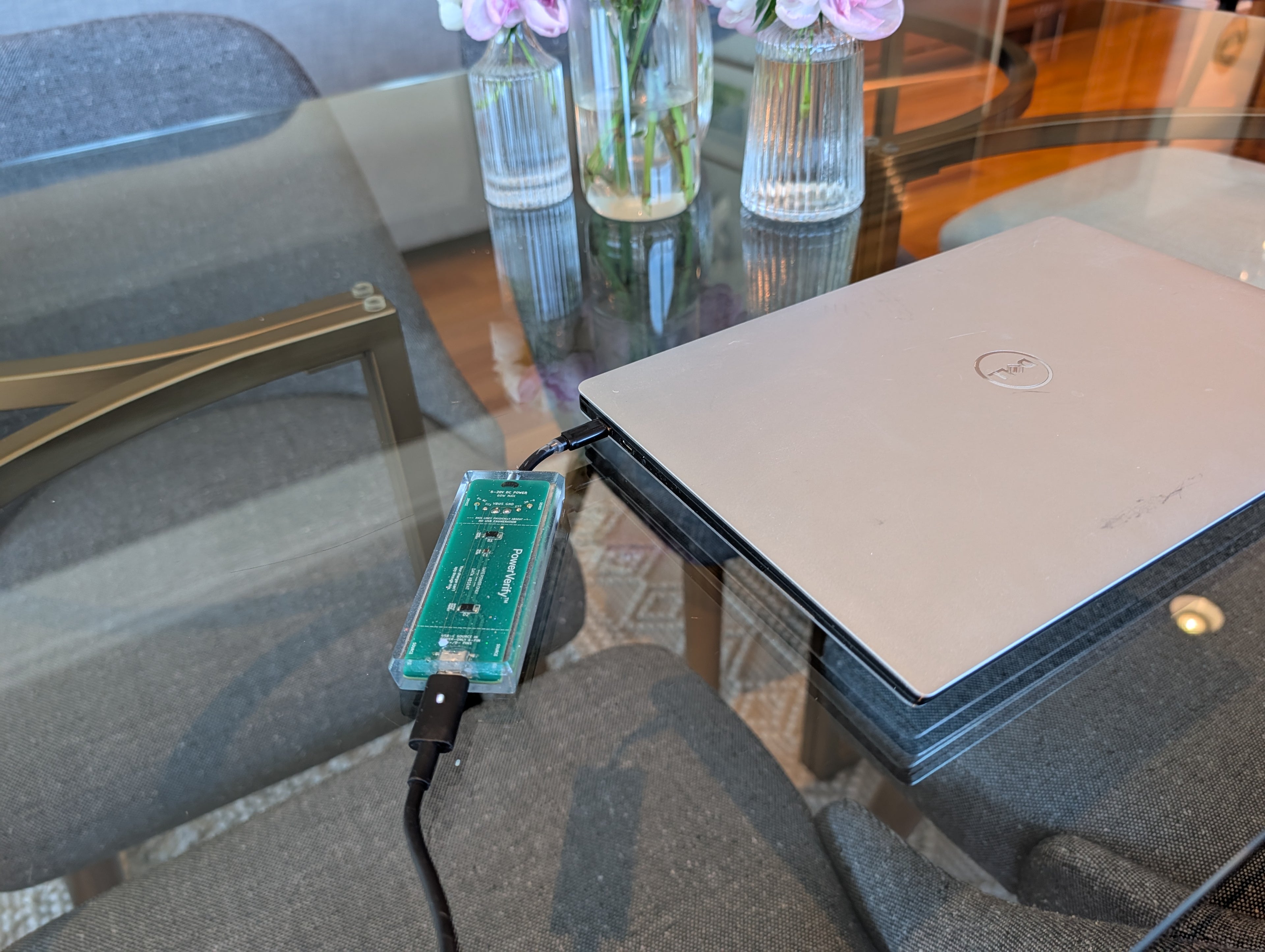PowerVerify — Verifiable Power-Only USB-C Charging Cable (No Data D+/D− Lines)