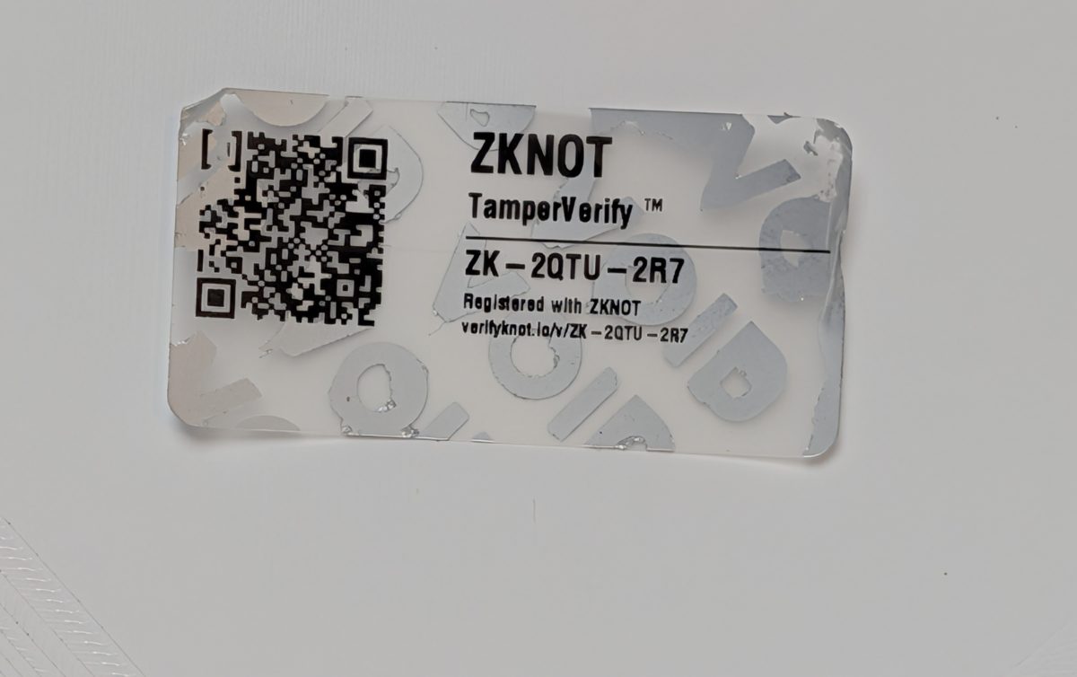 TamperVerify - ZKNOT